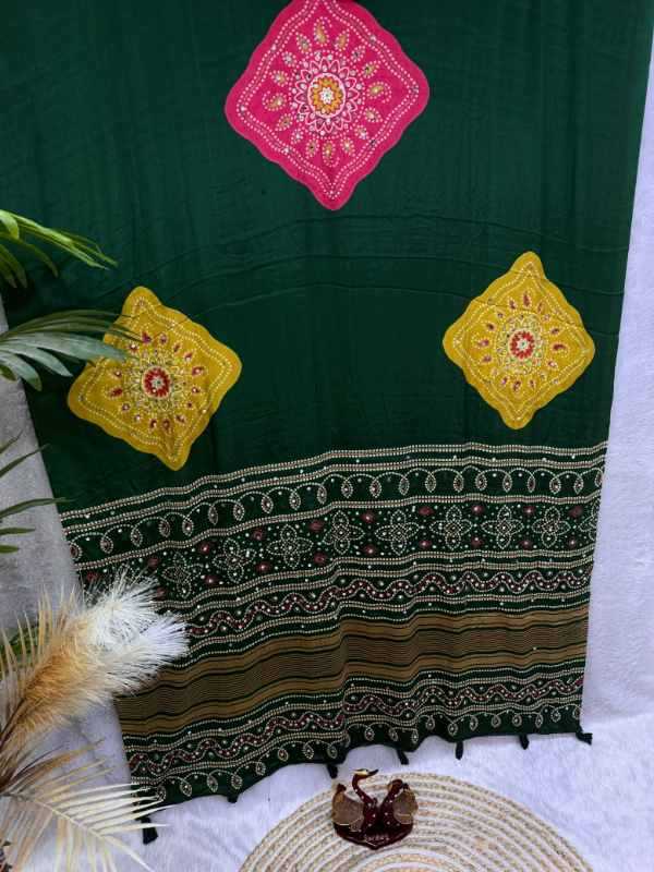 Satin Printed Saree