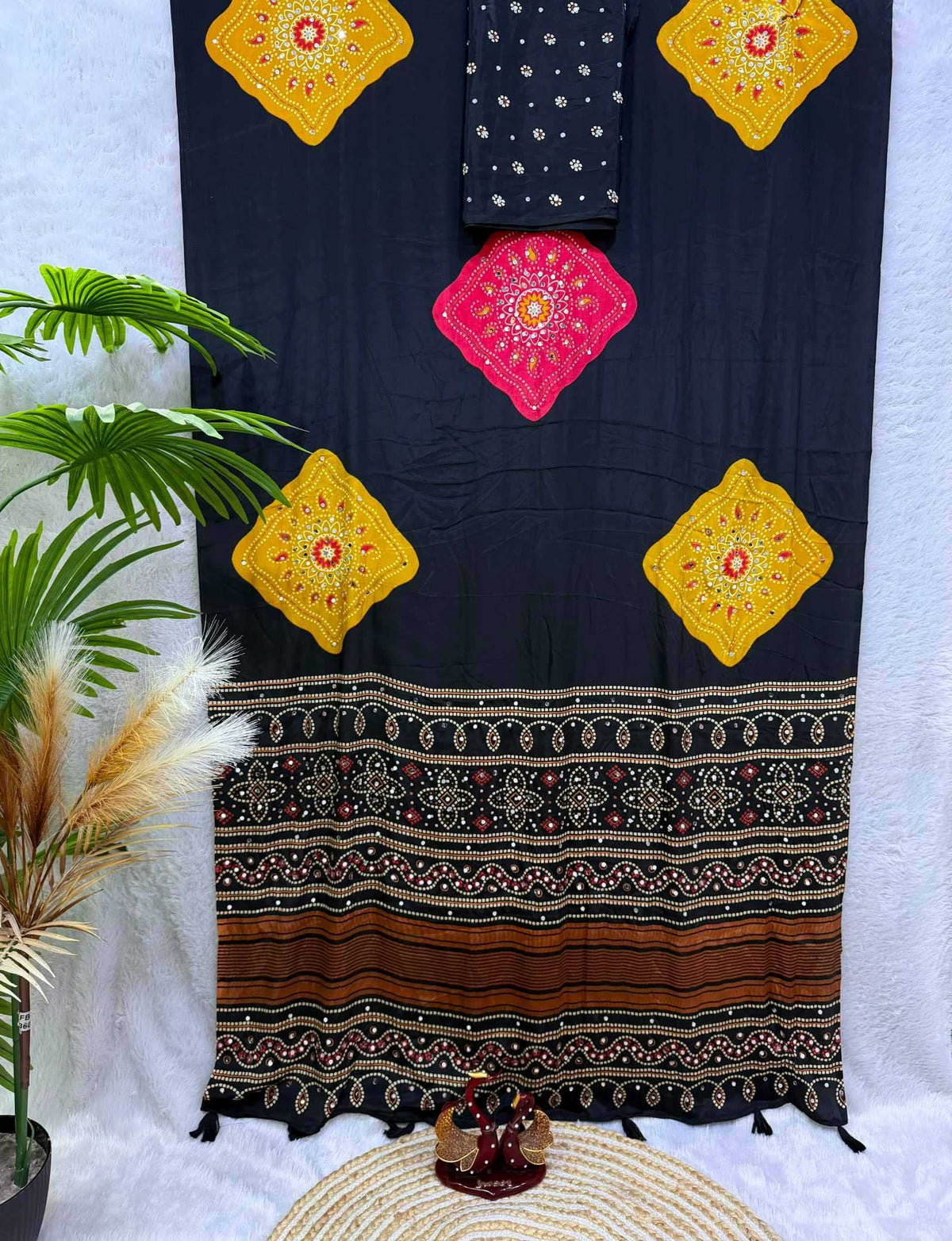 Satin Printed Saree