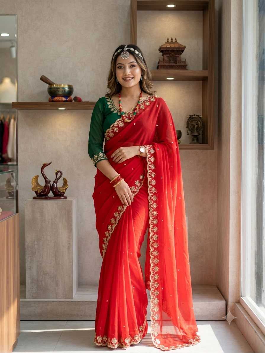 Georgette Saree