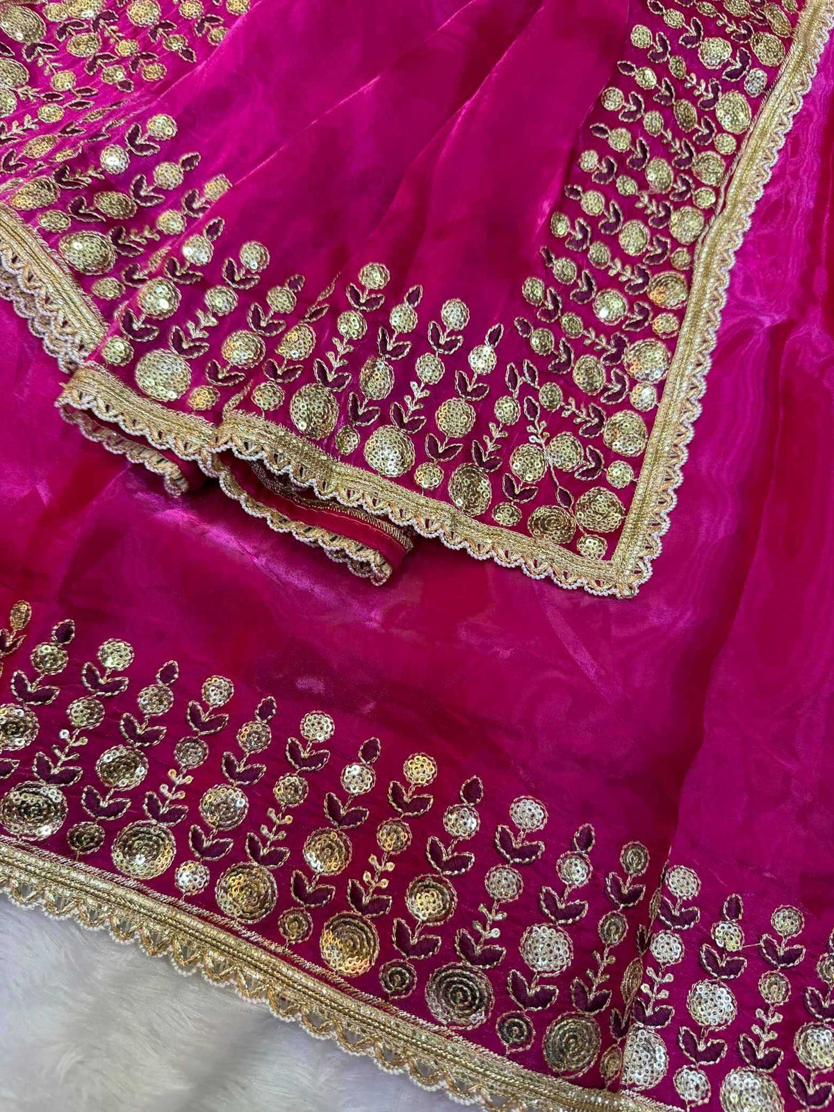 Satin Designer Saree