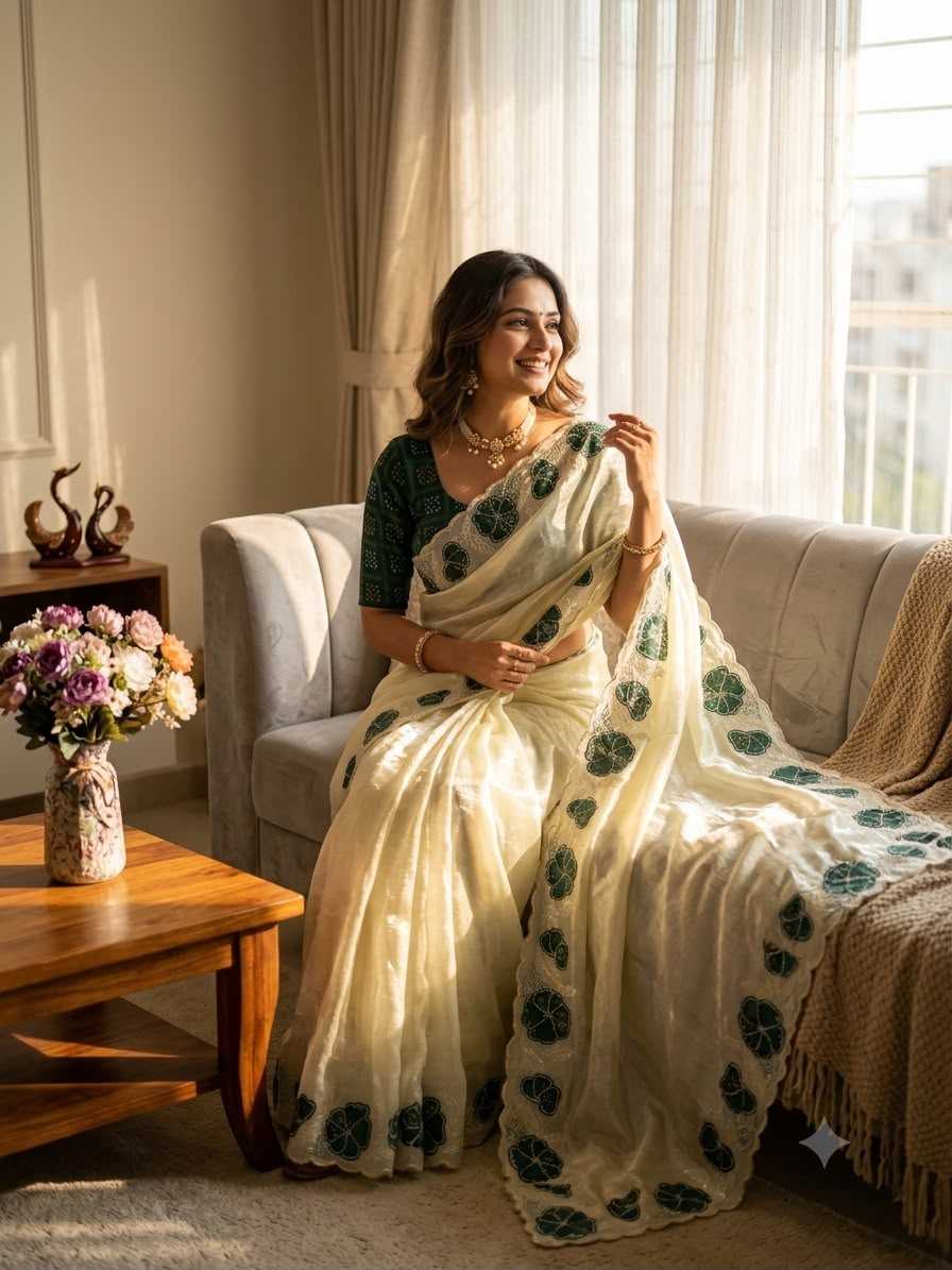 Space Silk Designer Saree