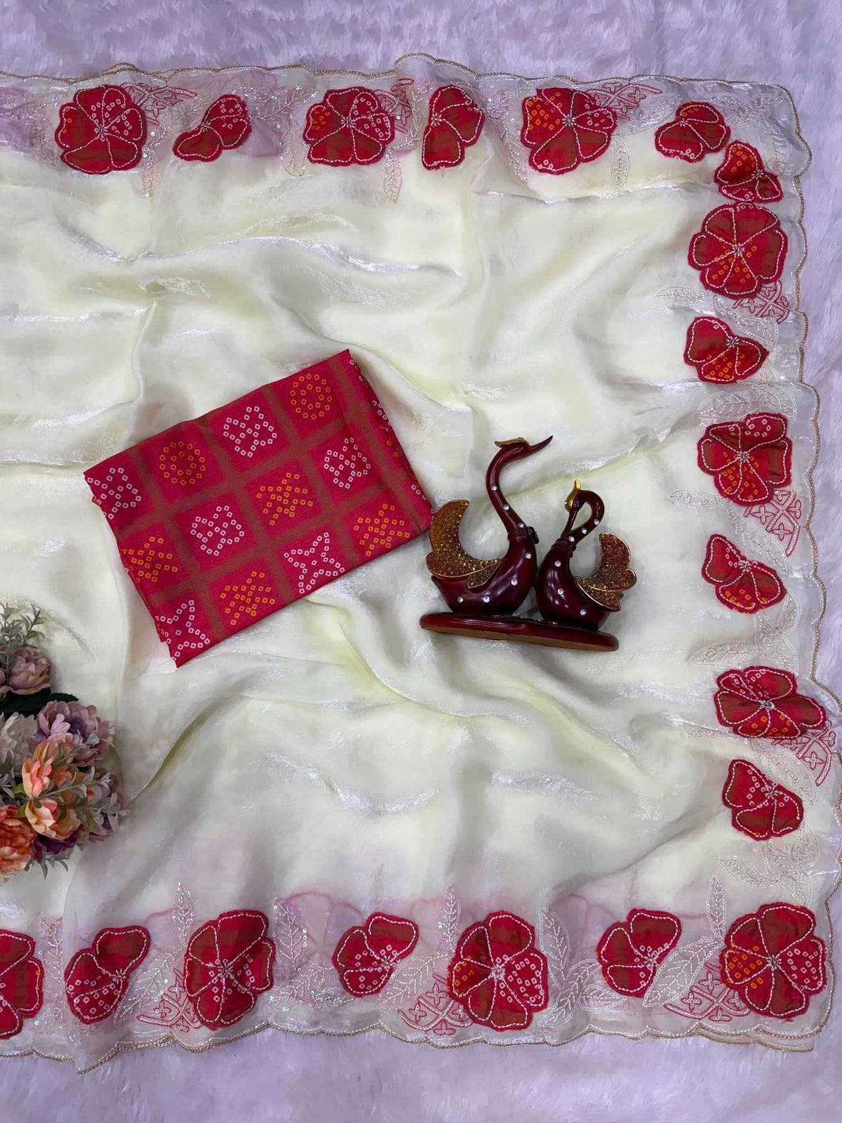 Space Silk Designer Saree