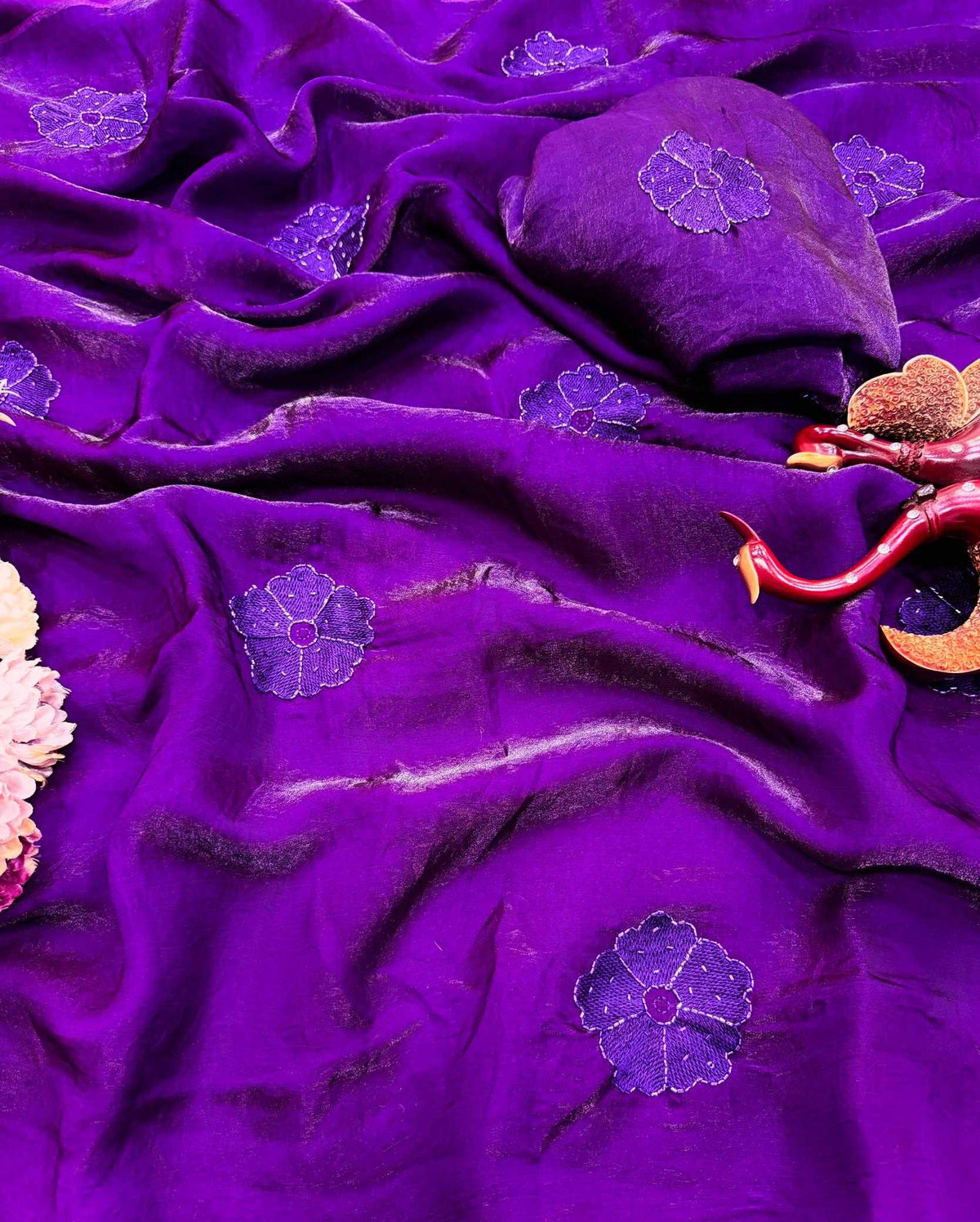Space Silk Soft Saree