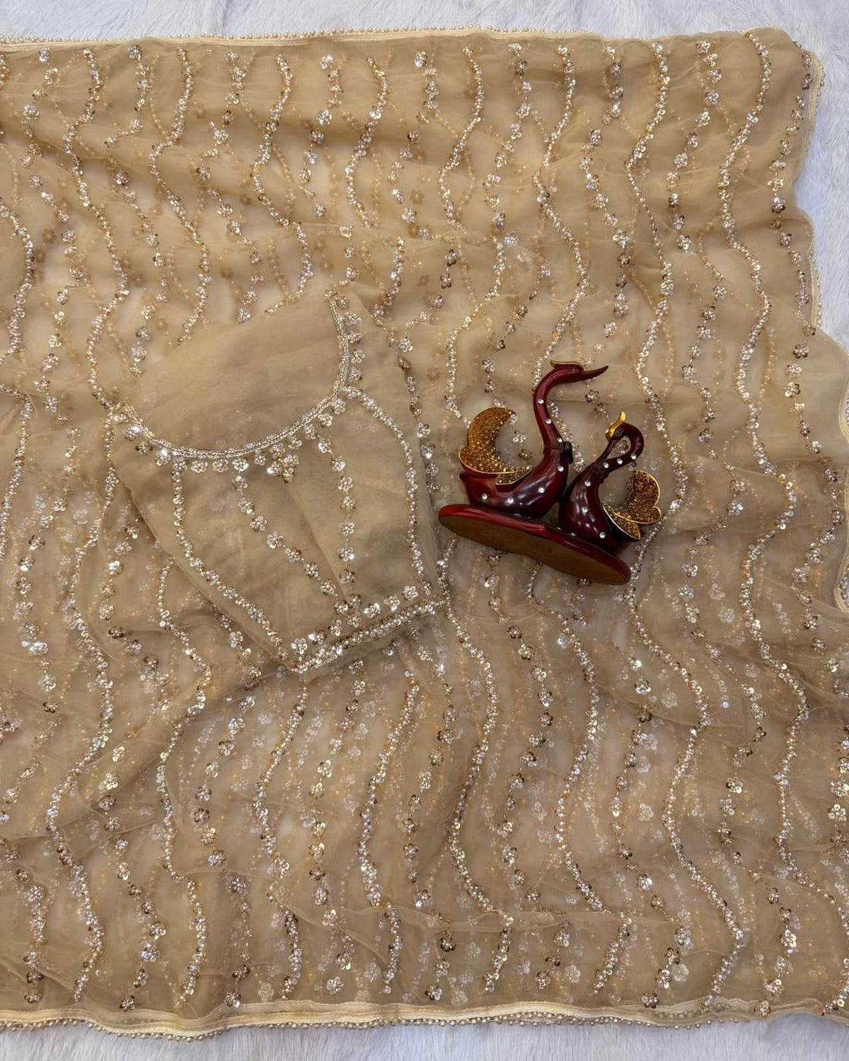 Soft Net Designer Saree