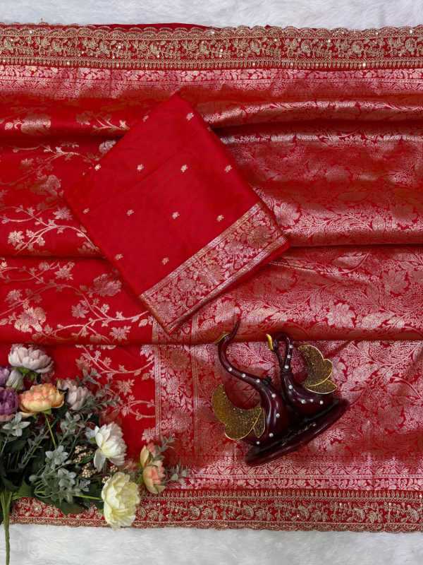 Banarasi Soft Silk Designer Saree 5630