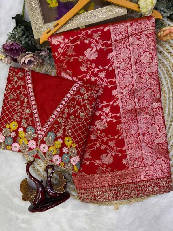 Banarasi Soft Silk Designer Saree 5630