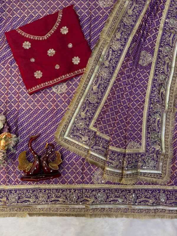 Chinon Silk Designer Saree 5633