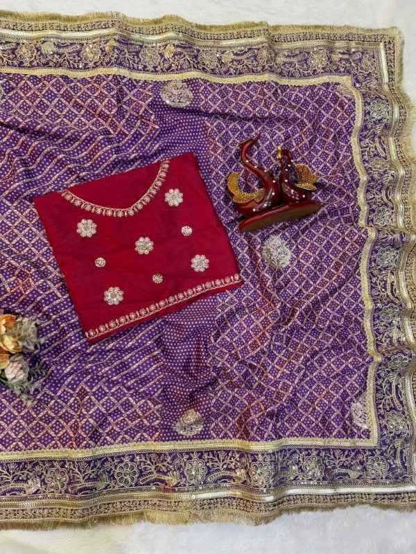 Chinon Silk Designer Saree 5633