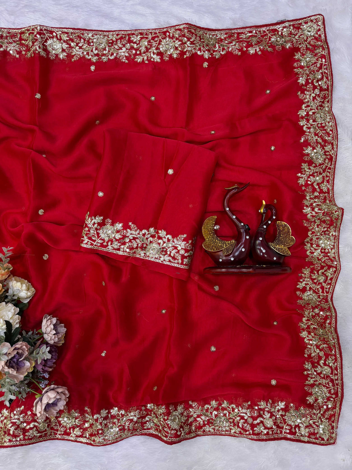 Rangoli Silk Sequin Saree