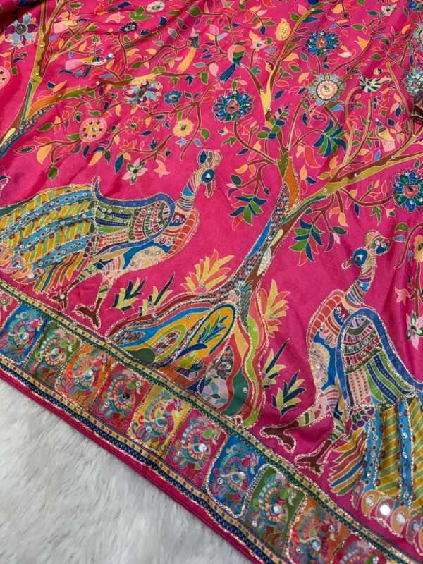Soft Chinon Printed Saree