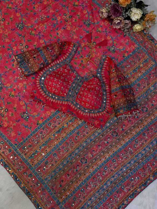 Soft Chinon Printed Saree