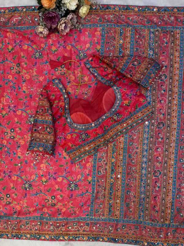Soft Chinon Printed Saree