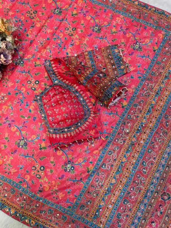 Soft Chinon Printed Saree