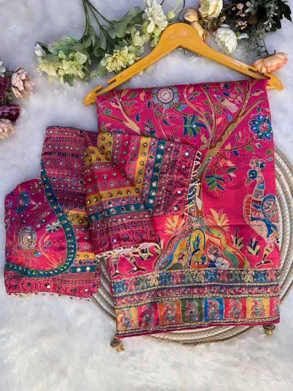 Soft Chinon Printed Saree