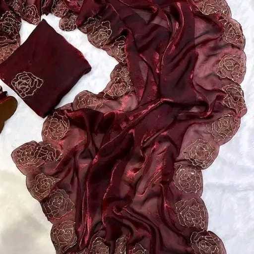 Chiffon Designer Saree