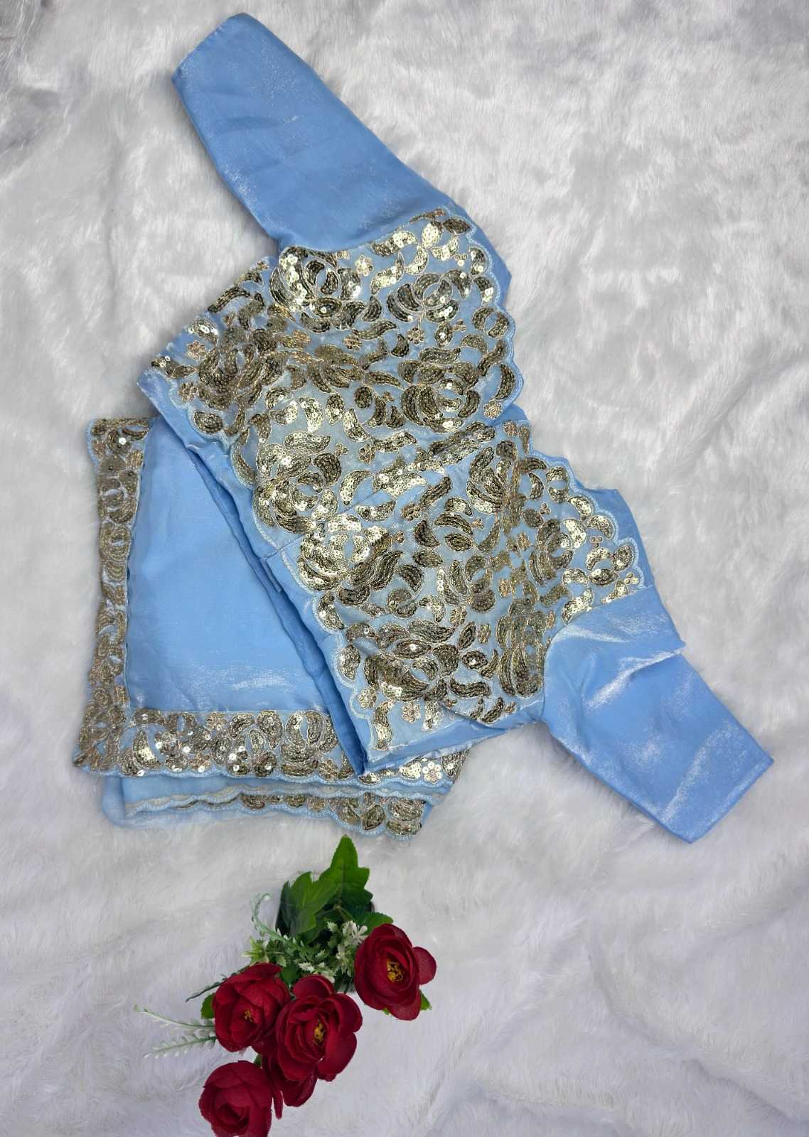 Chiffon Sequence Saree