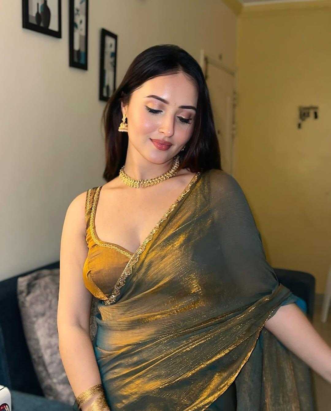 Twill Net Designer Saree