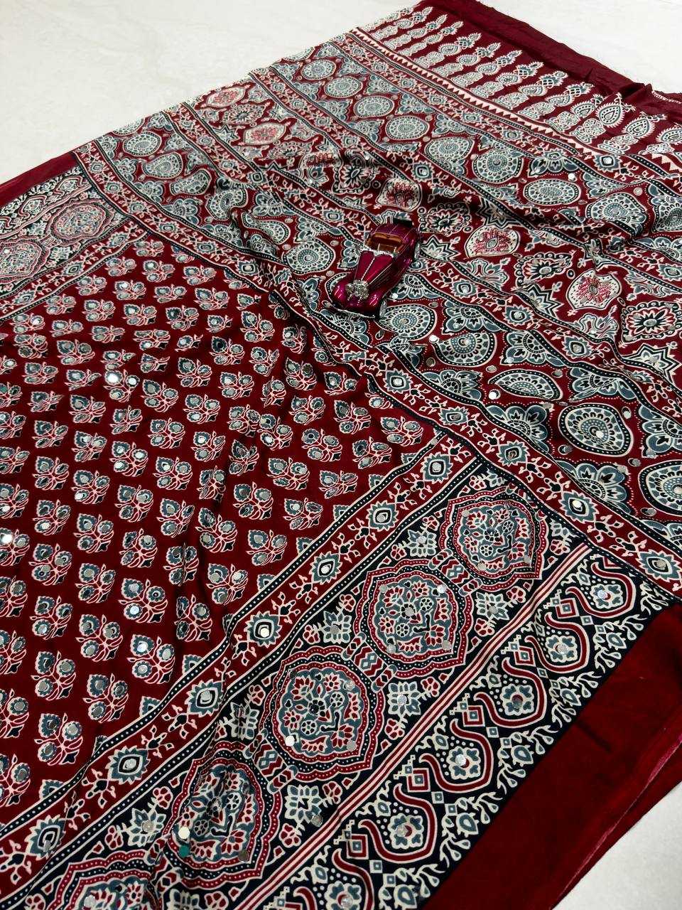 Satin Silk Printed Saree