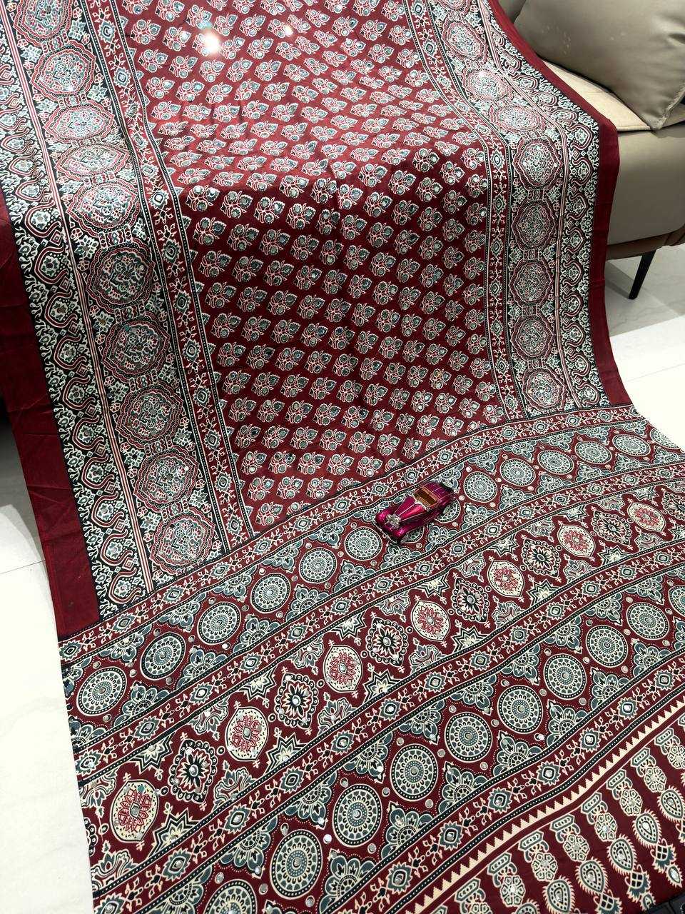 Satin Silk Printed Saree