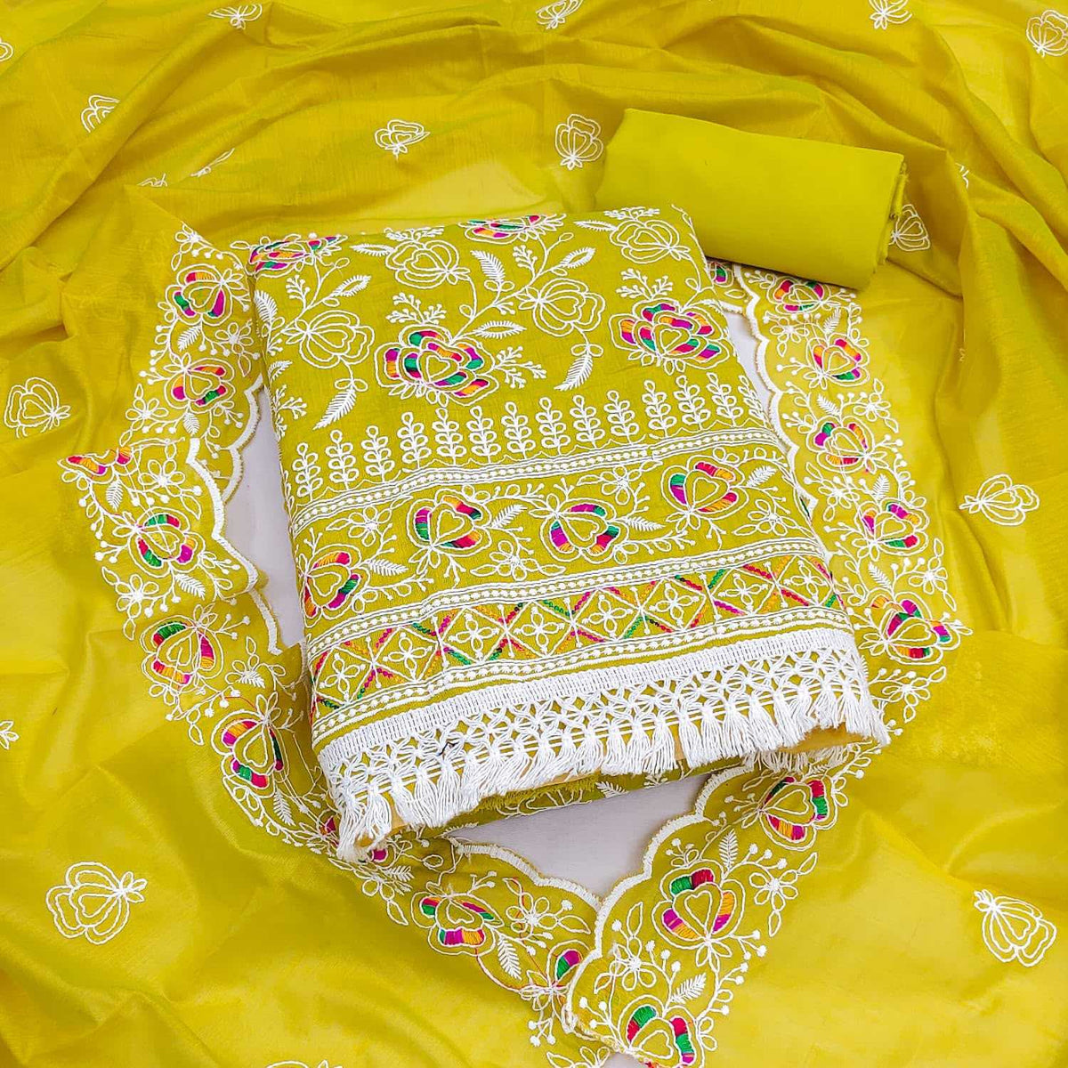 Chanderi Soft Ladies Suit