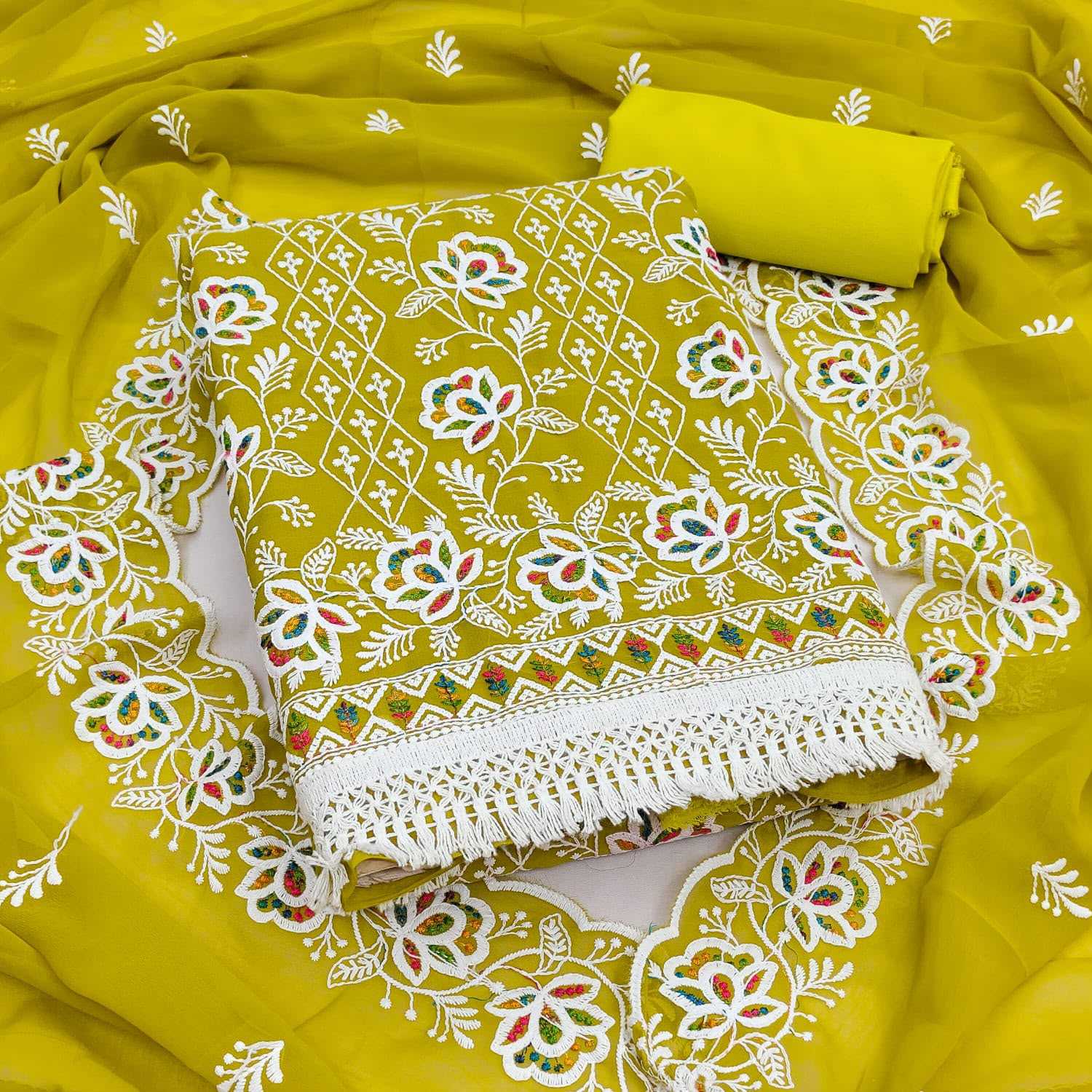 Georgette Embroidery Suit