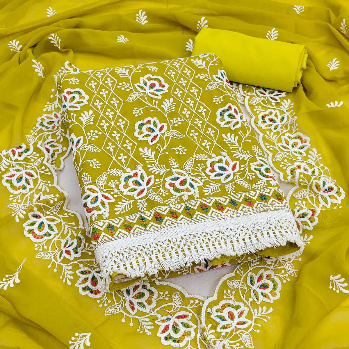 Georgette Embroidery Suit