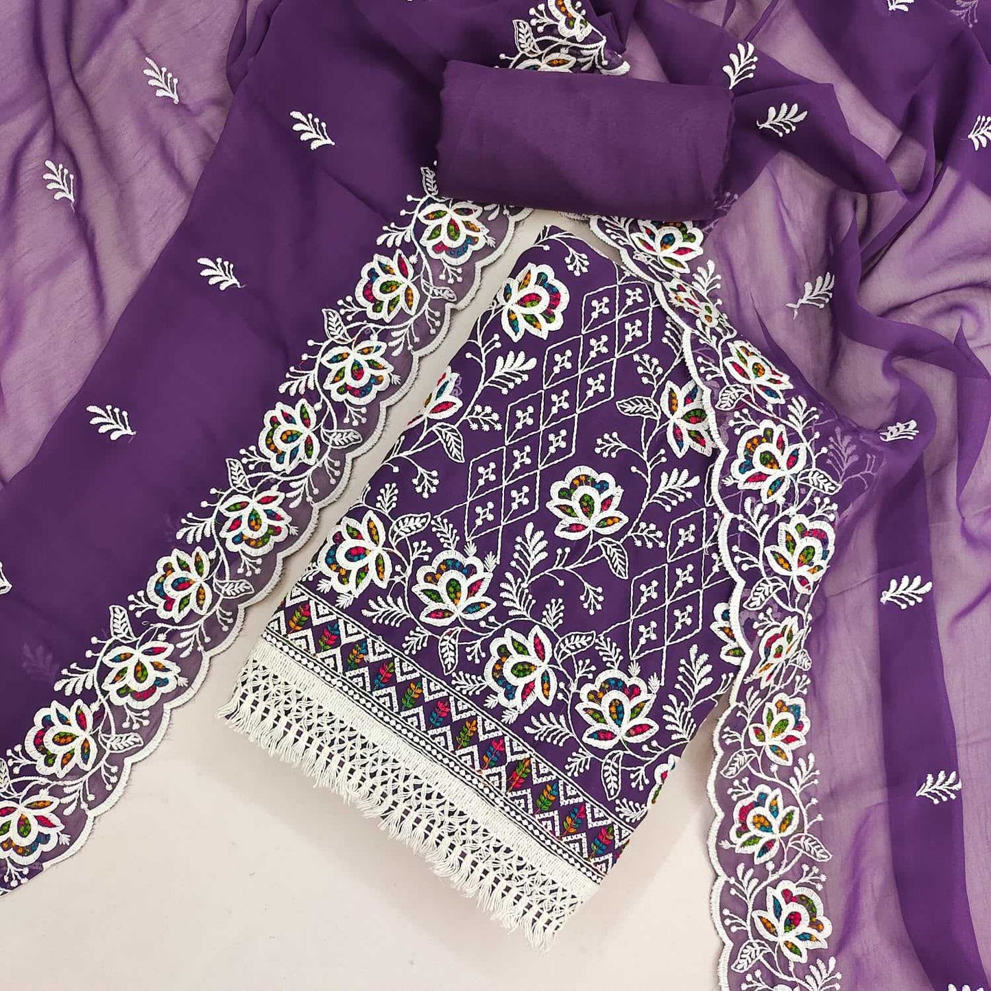 Georgette Embroidery Suit