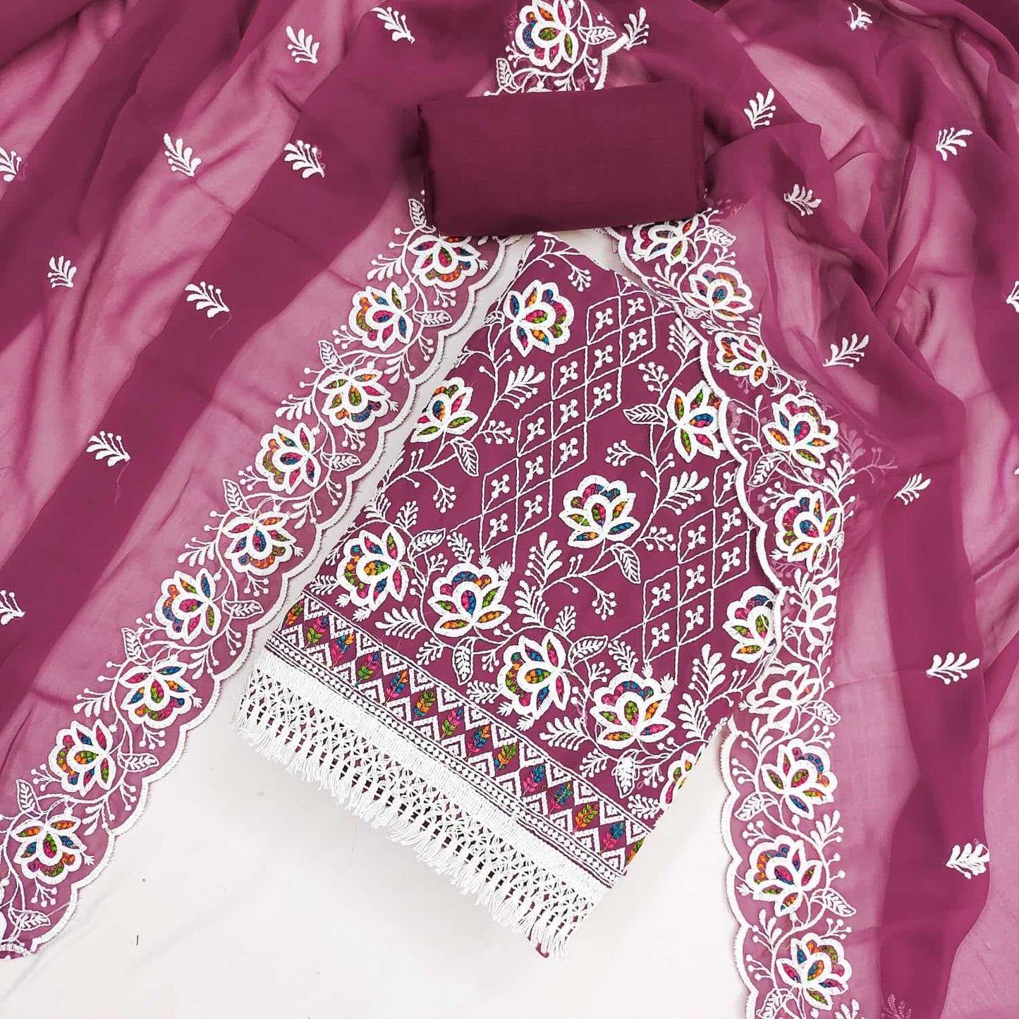 Georgette Embroidery Suit