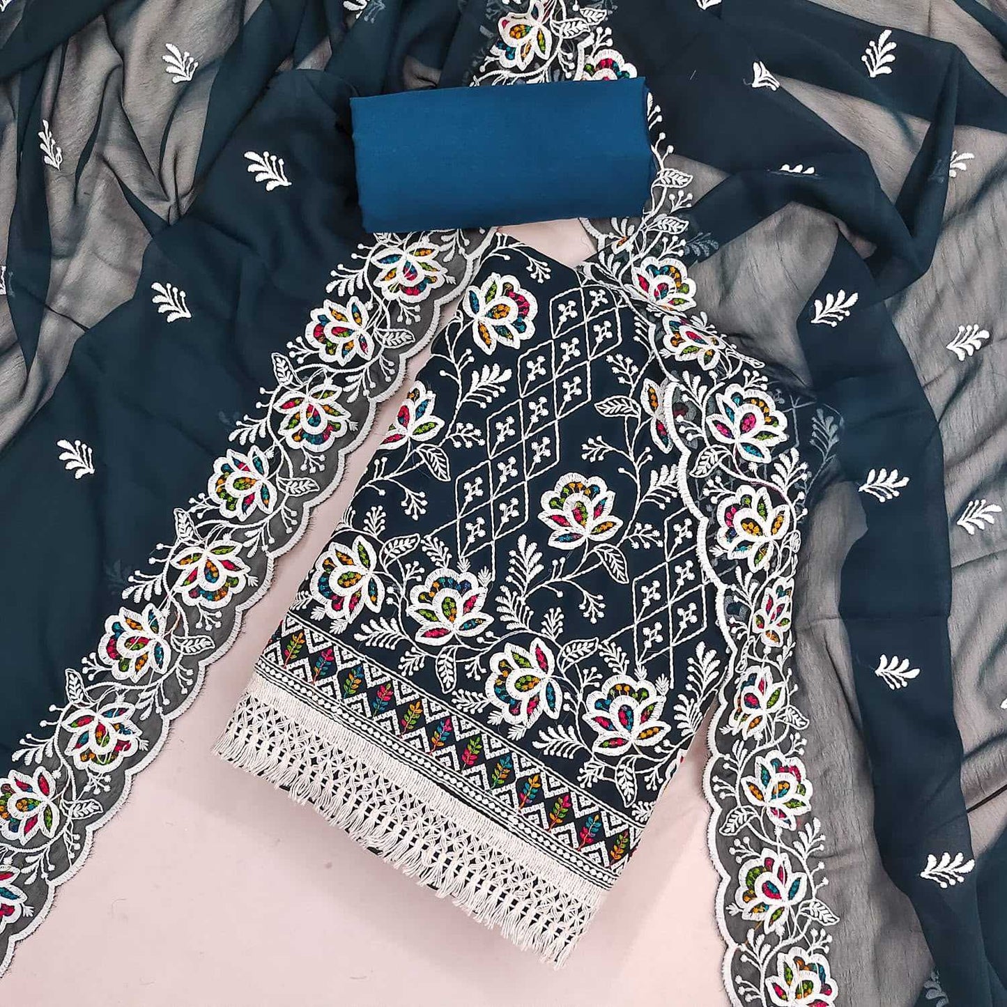 Georgette Embroidery Suit
