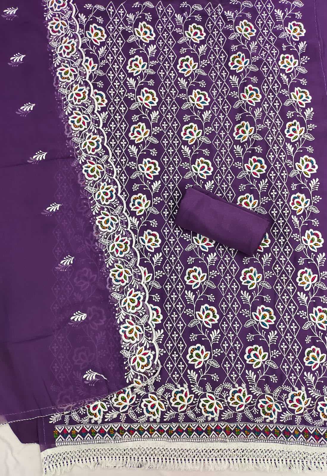 Georgette Embroidery Suit