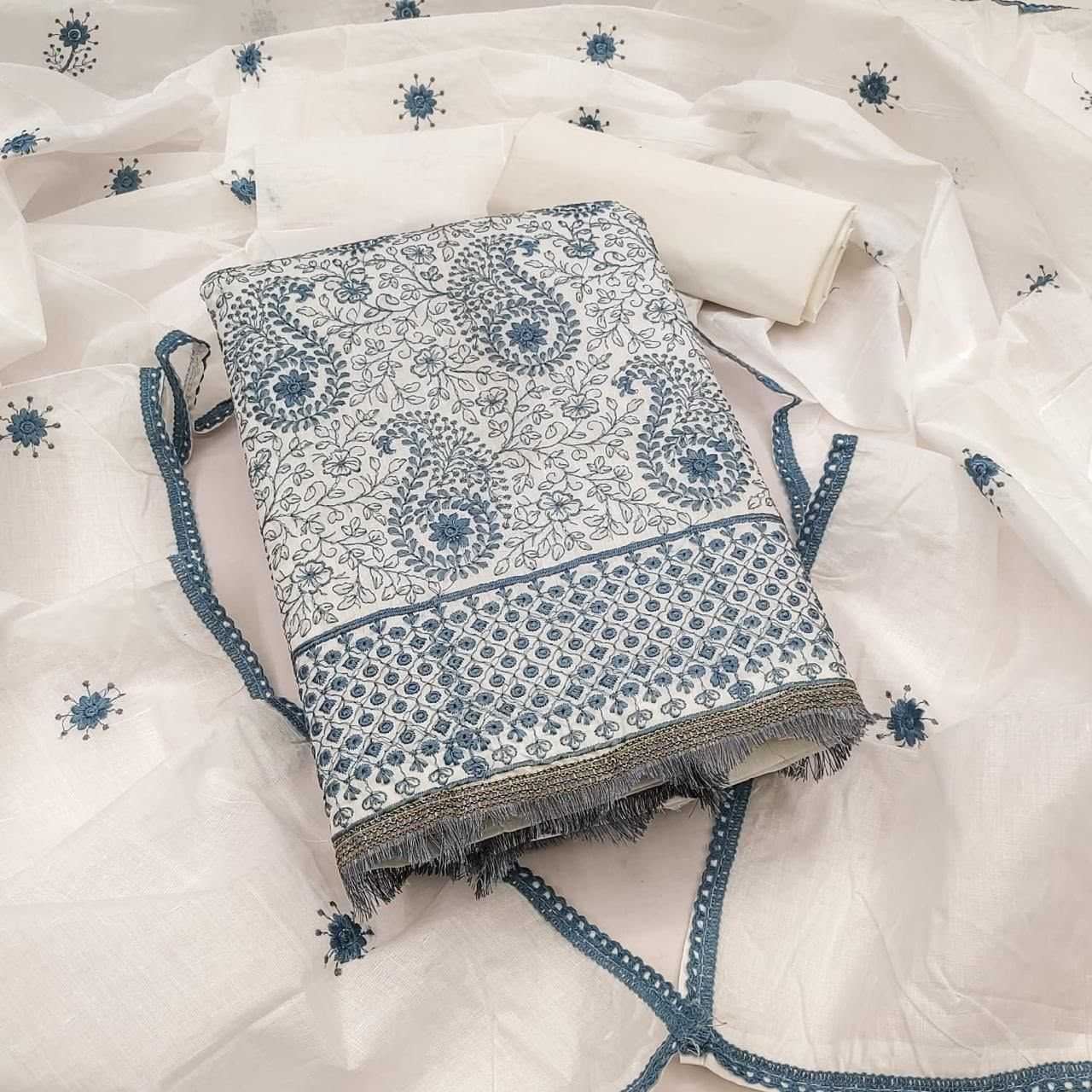 Cotton Embroidery Suit