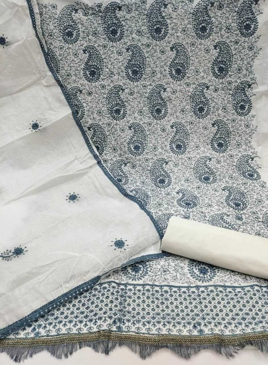 Cotton Embroidery Suit