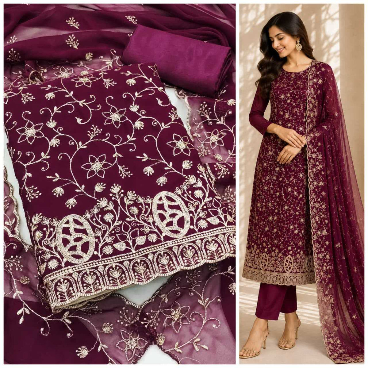 Inal Georgette Suit