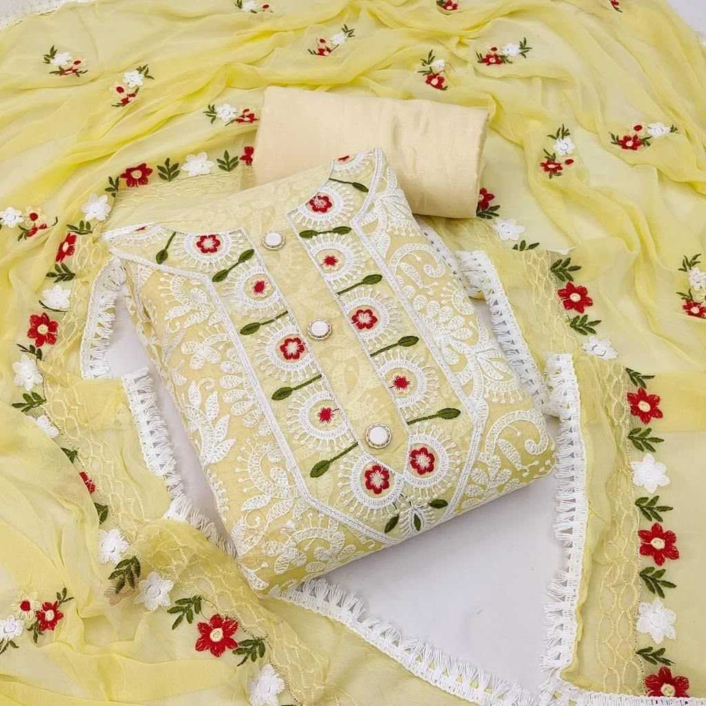 Chanderi Soft Ladies Suit