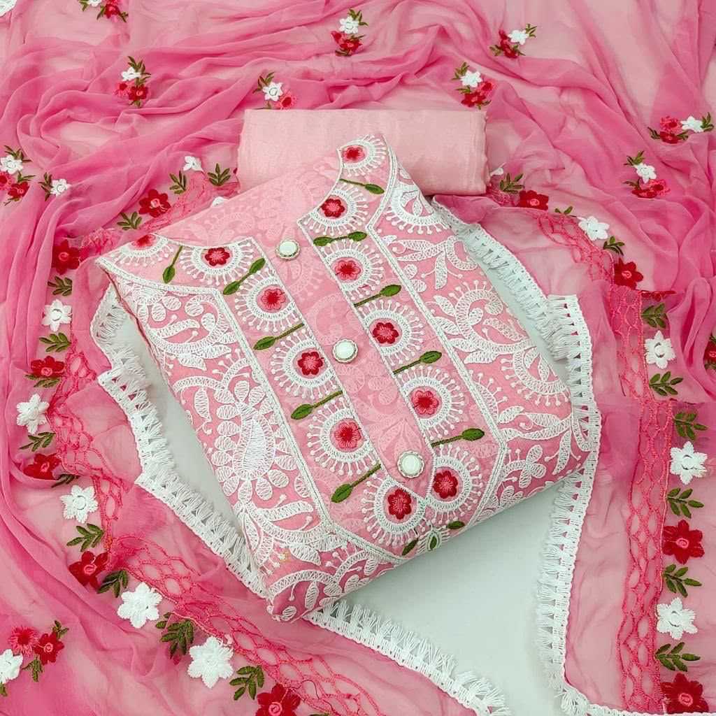 Chanderi Soft Ladies Suit