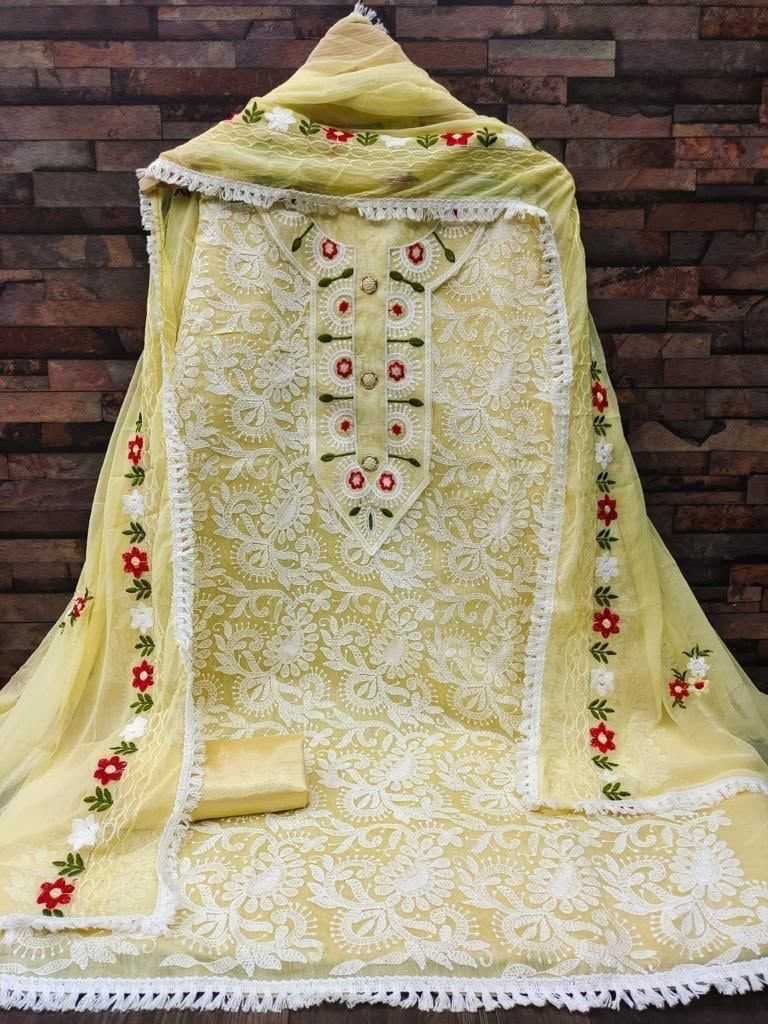 Chanderi Soft Ladies Suit