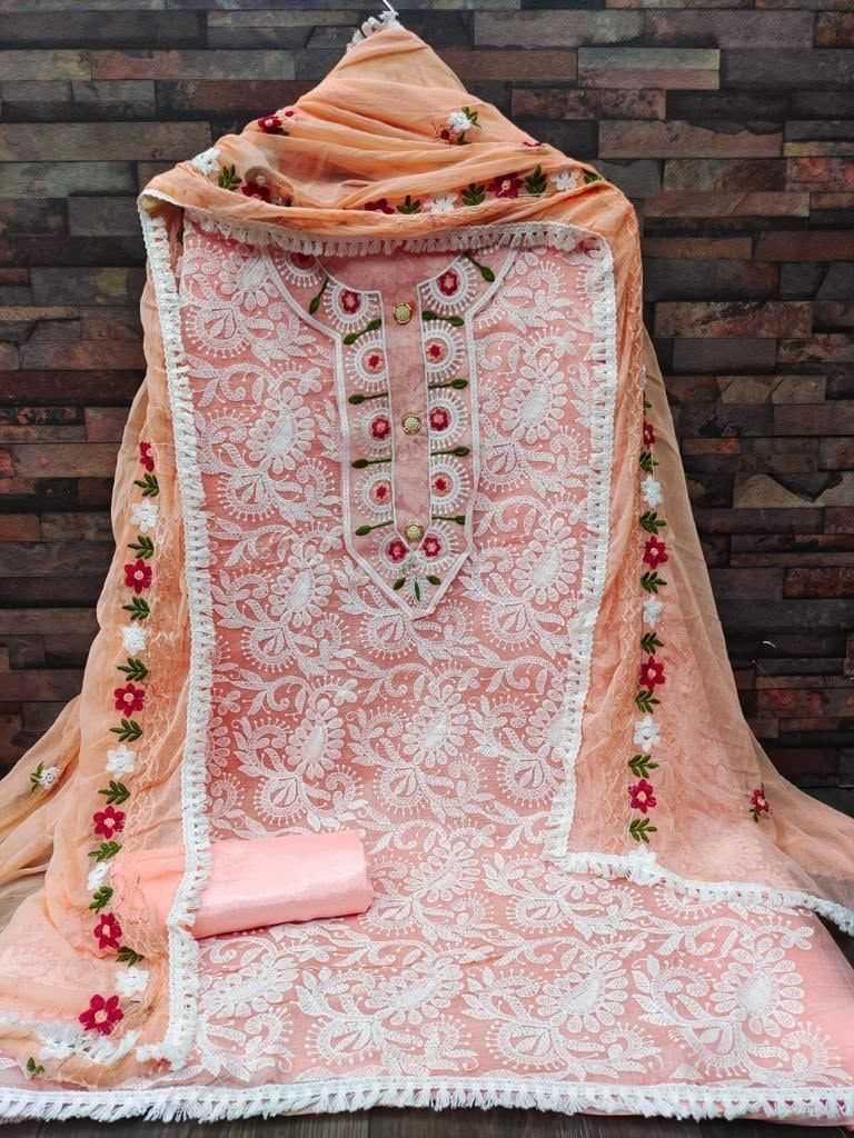 Chanderi Soft Ladies Suit