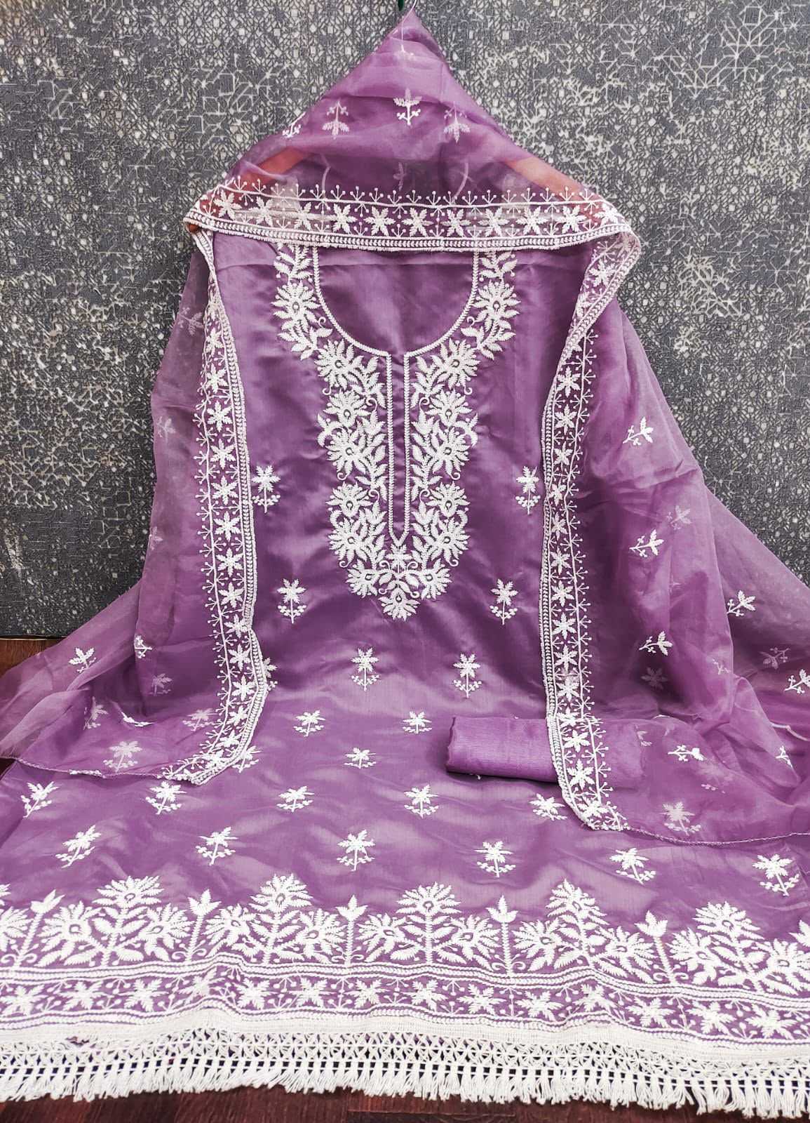 Heavy Roman Silk Ladies Suit