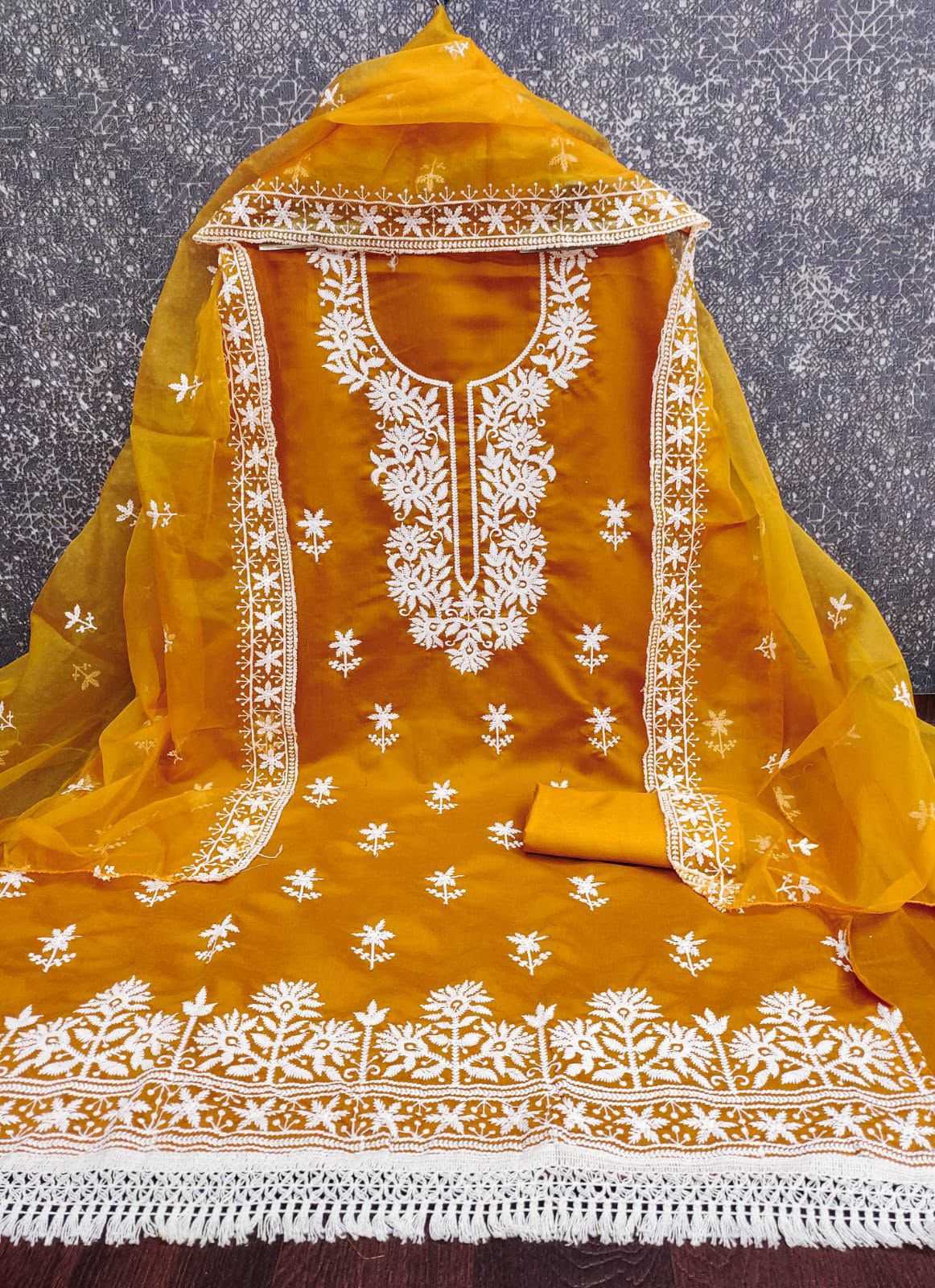 Heavy Roman Silk Ladies Suit