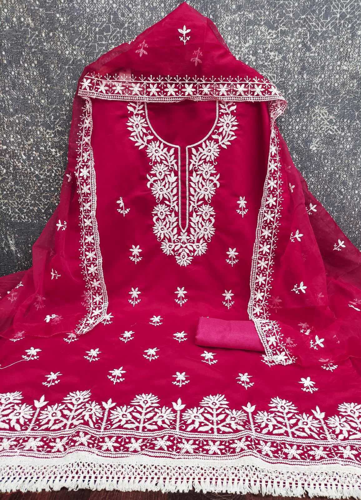Heavy Roman Silk Ladies Suit