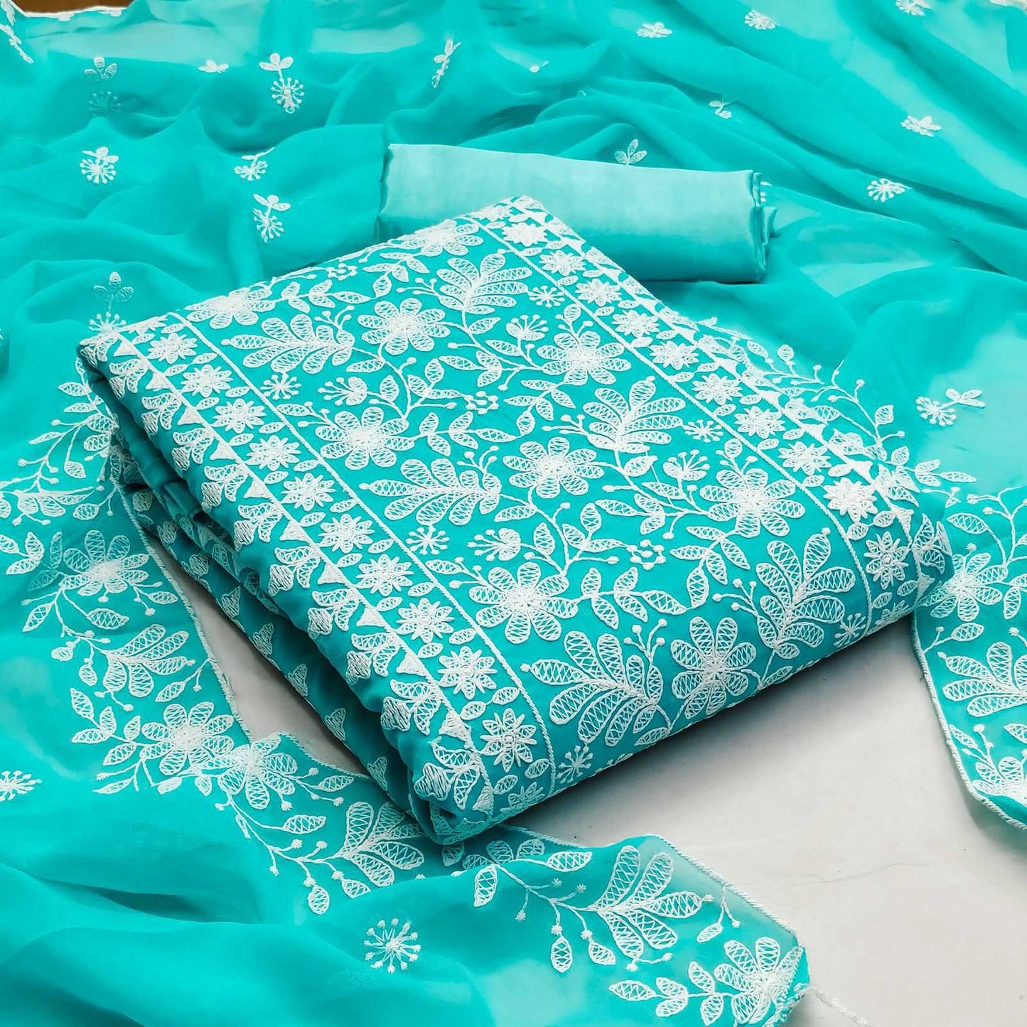 Cotton Georgette Suit