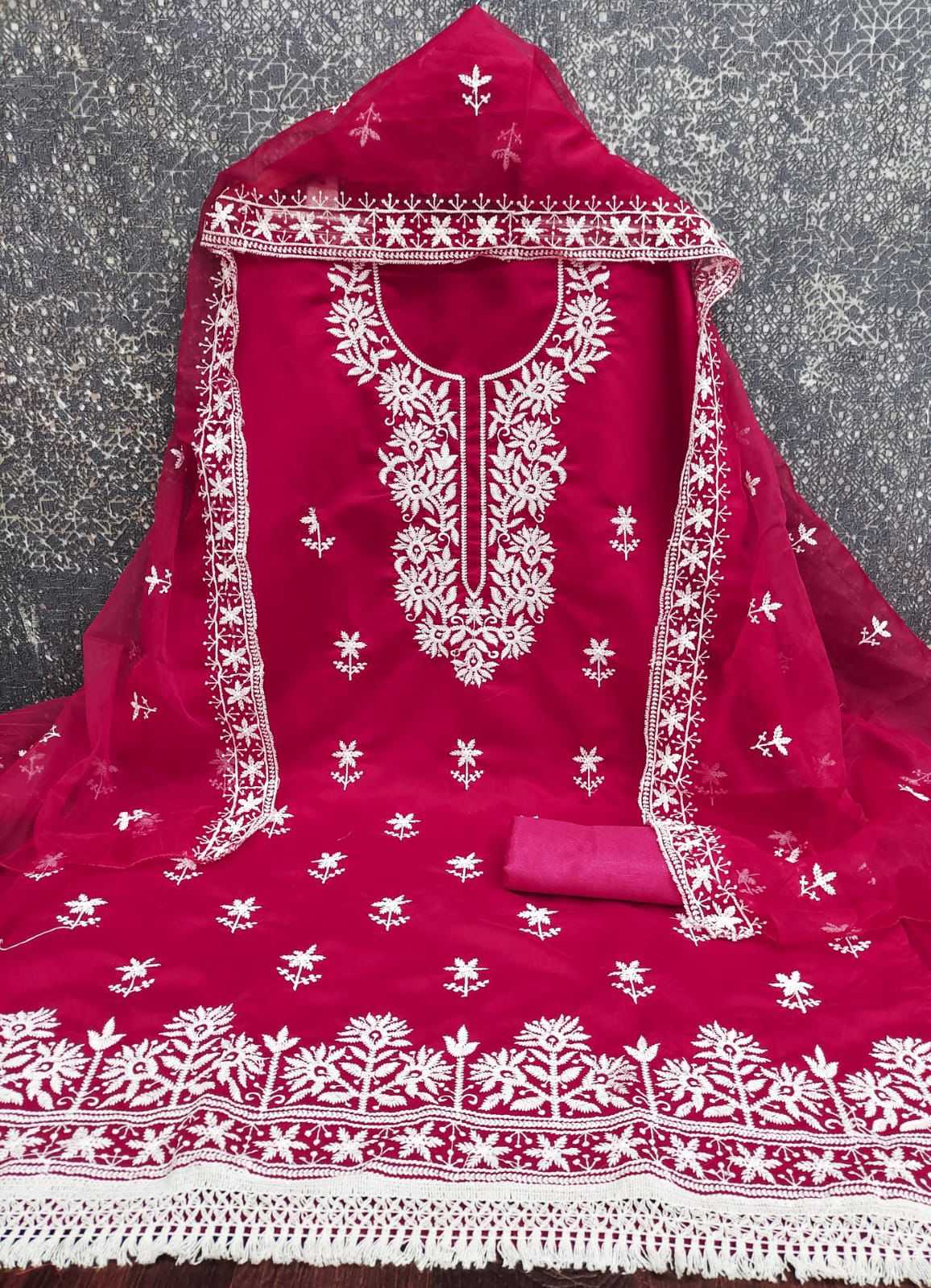 Heavy Roman Silk Ladies Suit