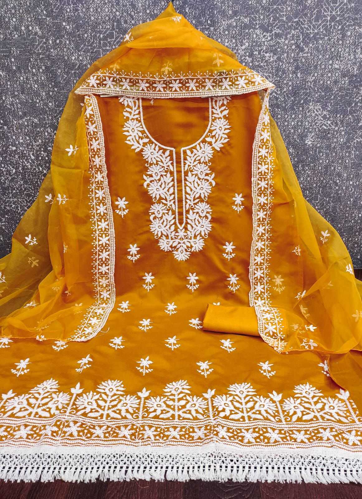 Heavy Roman Silk Ladies Suit