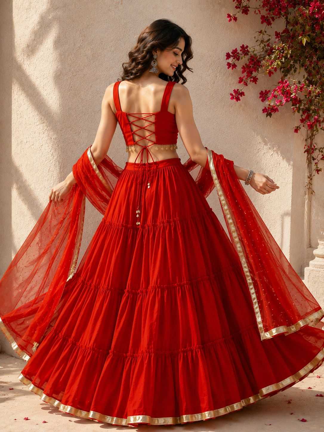 Georgette Designer Lehenga 1164