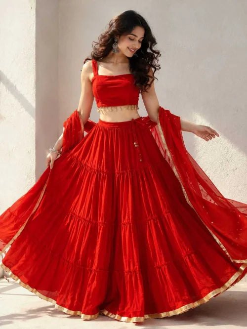 Georgette Designer Lehenga 1164