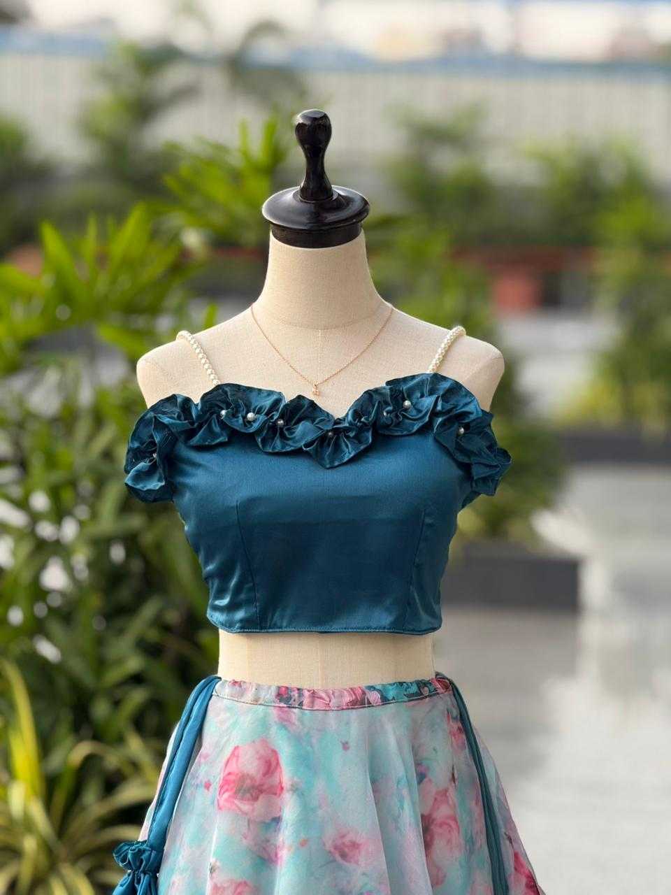 Organza Silk Designer Lehenga