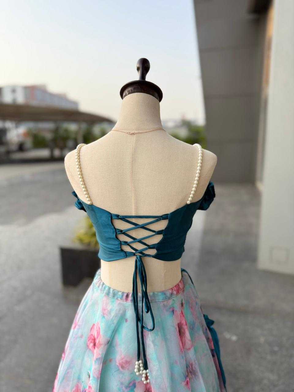 Organza Silk Designer Lehenga