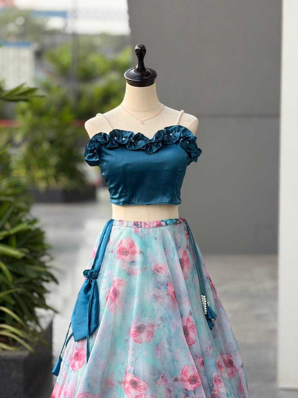 Organza Silk Designer Lehenga