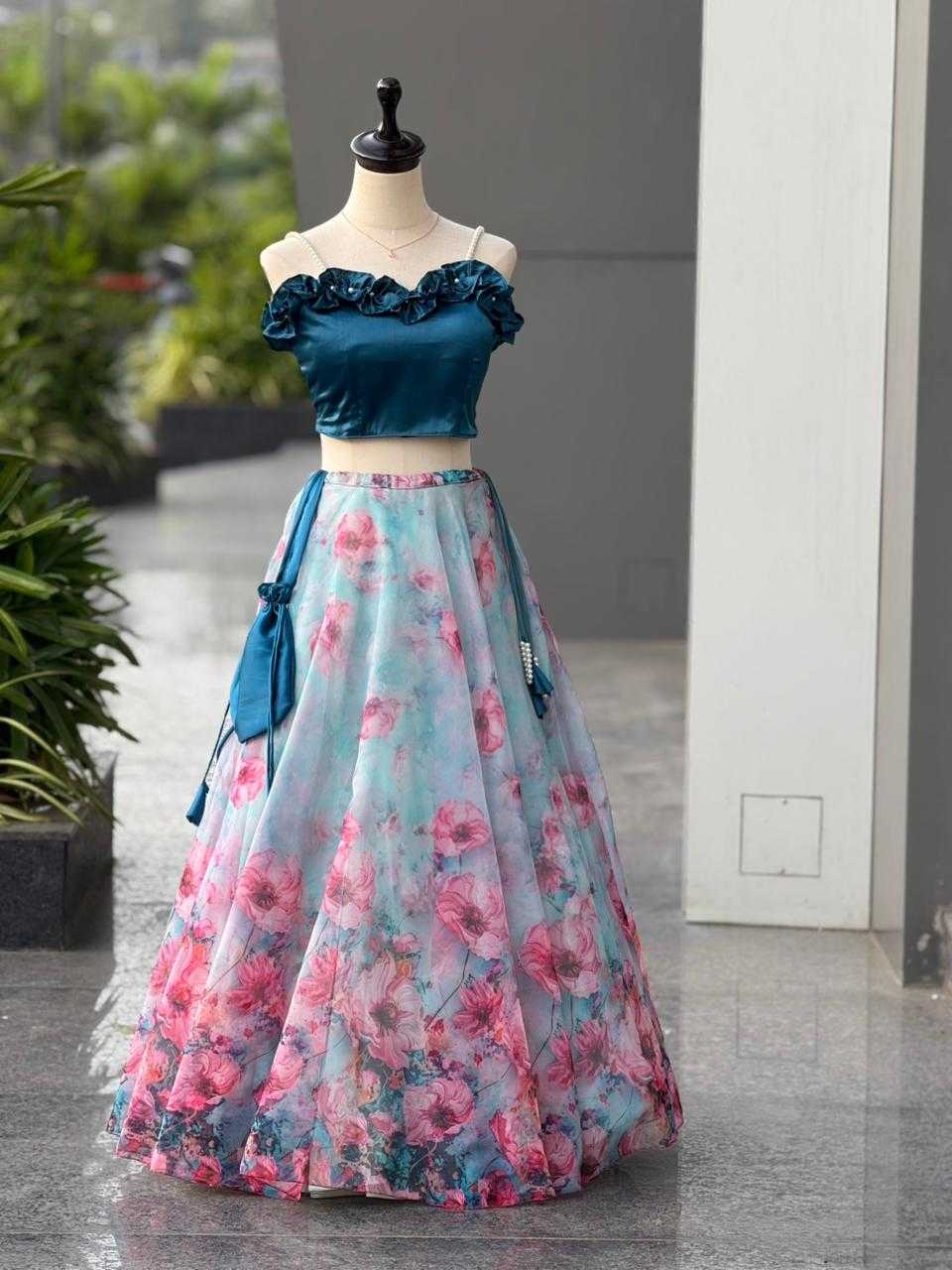 Organza Silk Designer Lehenga