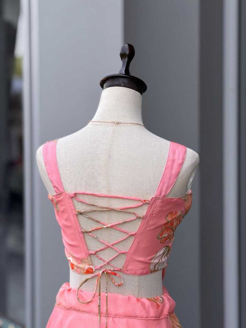 Organza Printed Lehenga